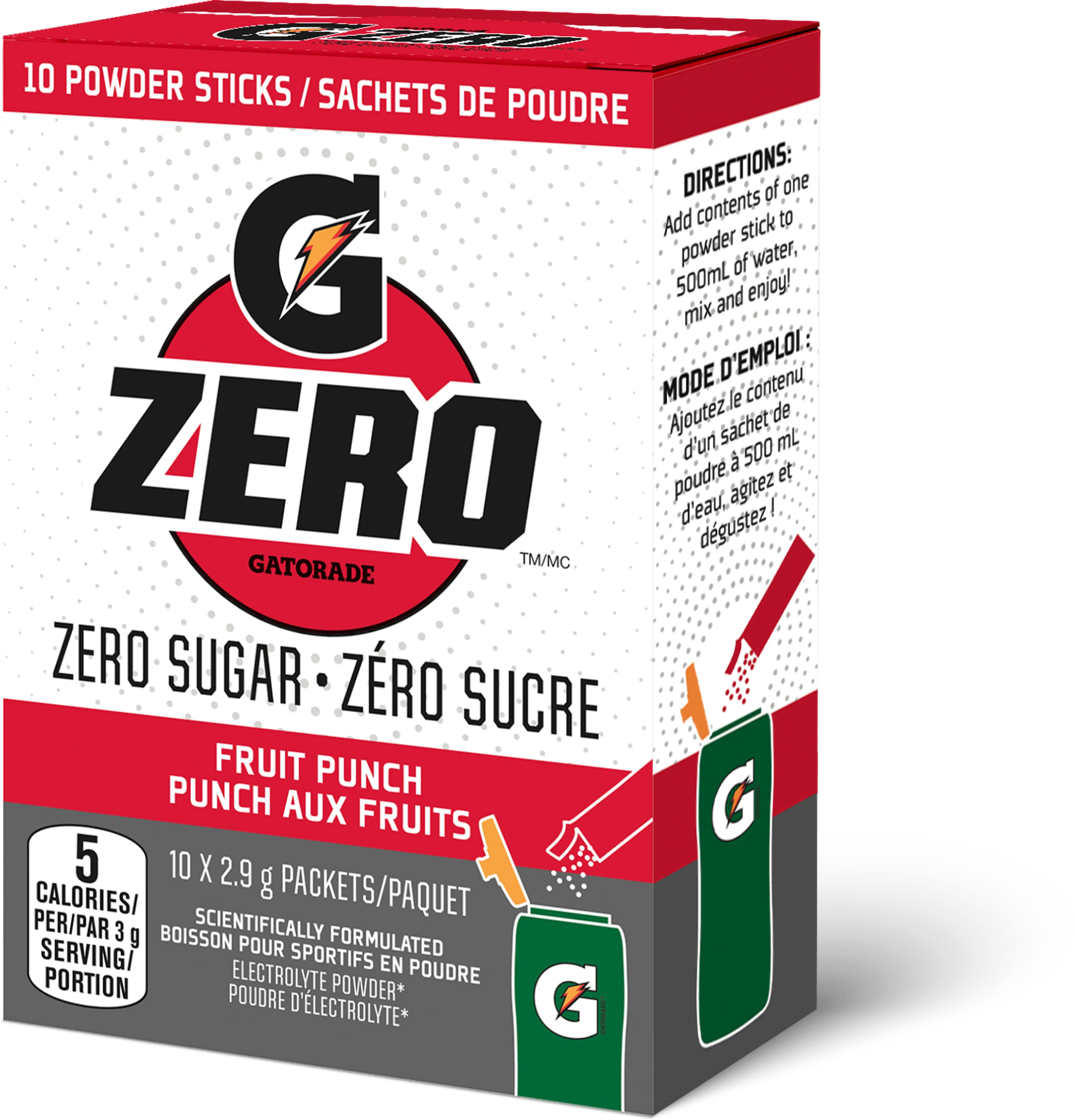 GZero Powder Sticks Fruit Punch